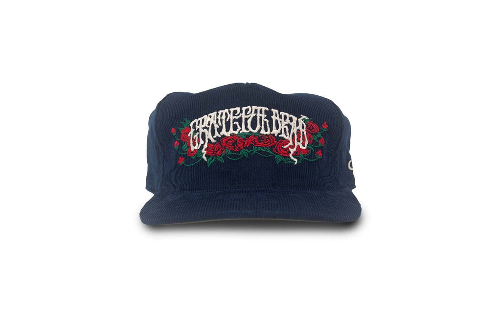 Ampal x Grateful Dead ROSES Navy - Snapback