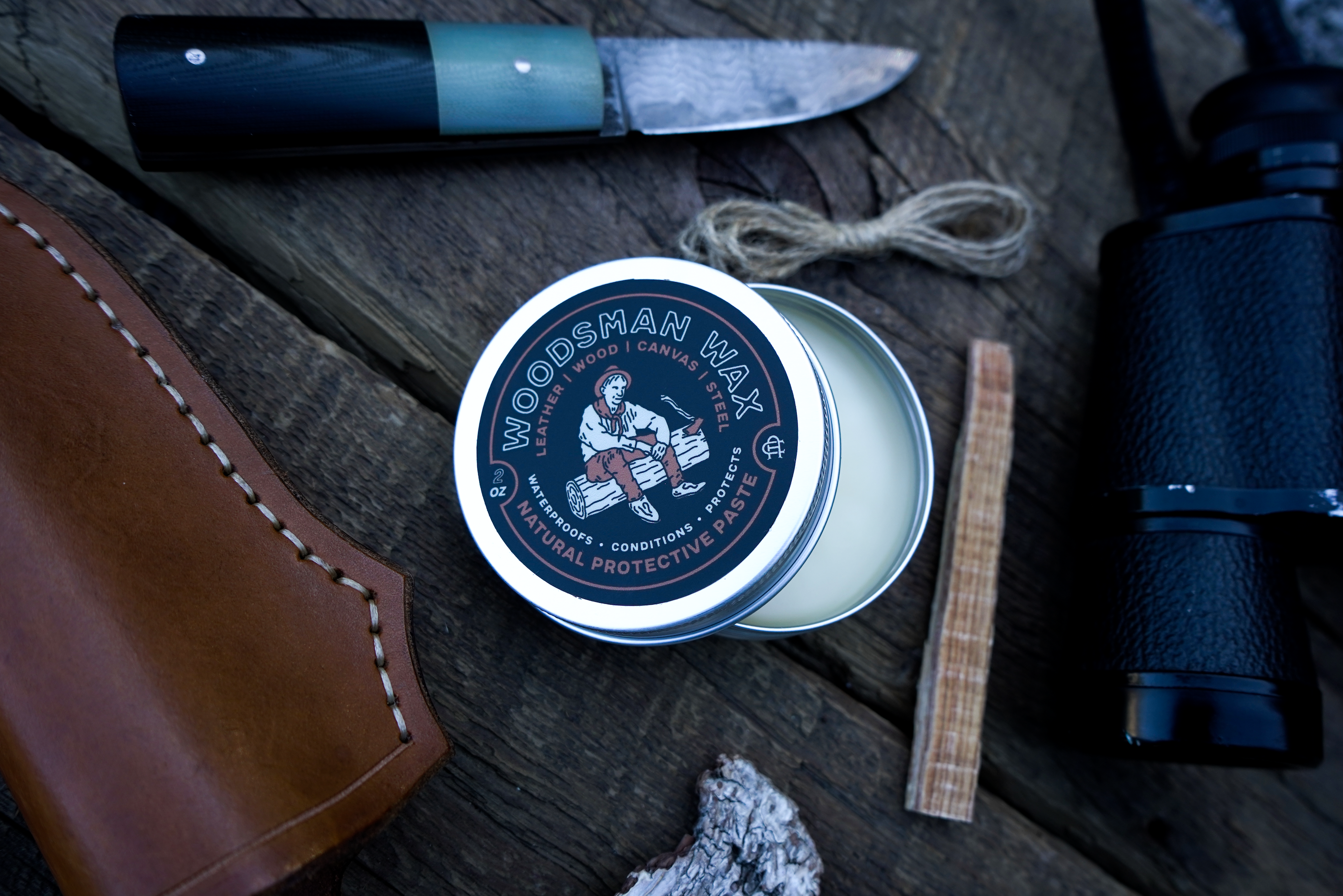 Woodsman Wax | Leather & Gear - 2oz Protective Paste