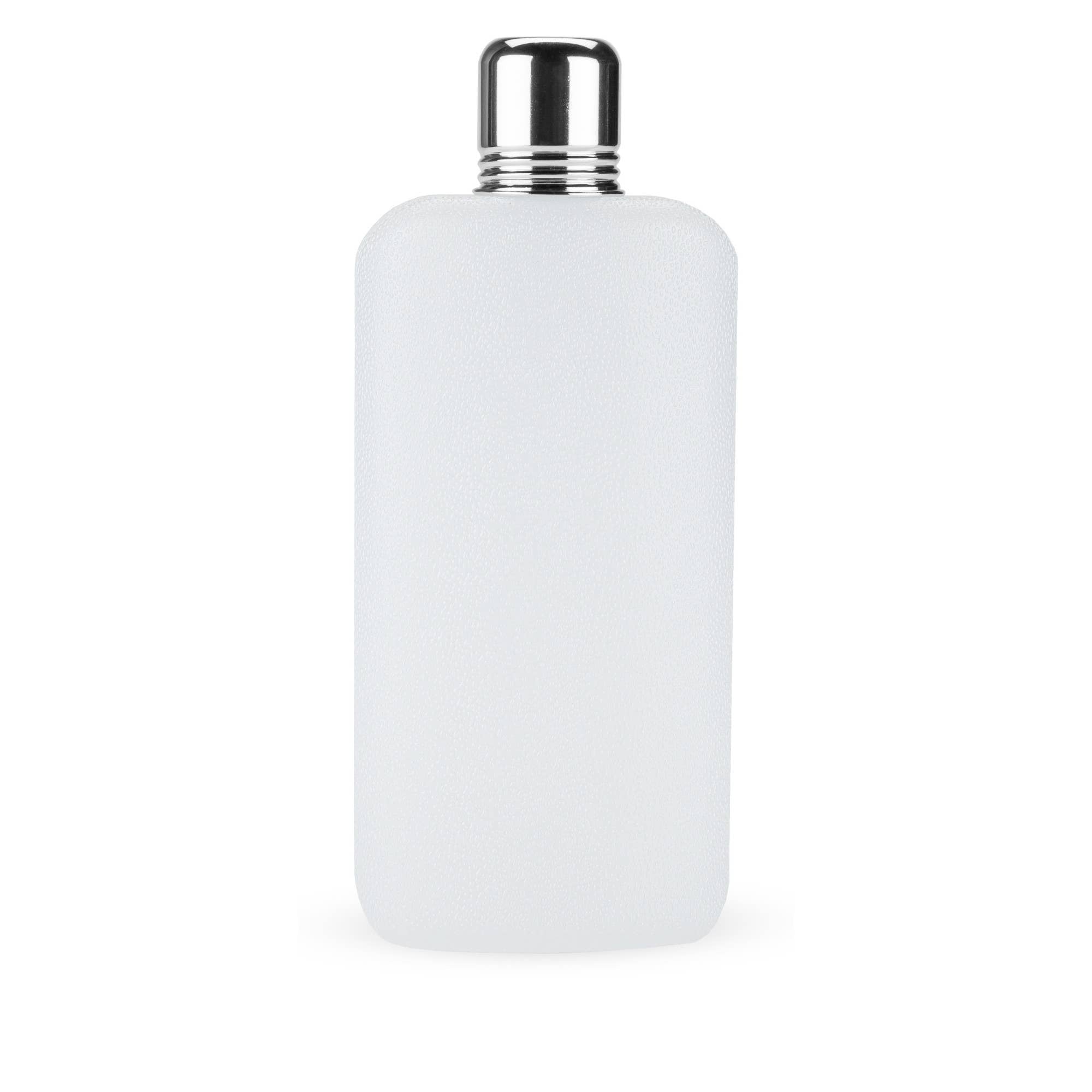 Rogue Plastic Flask w Shot Glass Lid ASST COLORS and SIZES