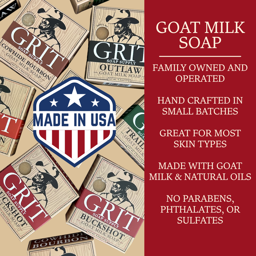 Outlaw Goat Milk Bar Soap | Natural Handmade Soap for Men