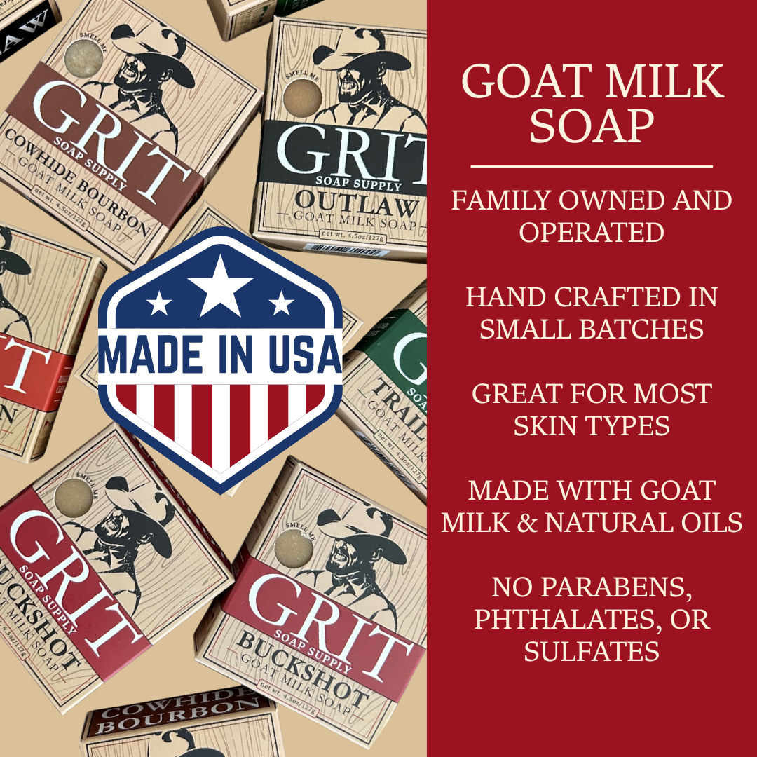 Outlaw Goat Milk Bar Soap | Natural Handmade Soap for Men