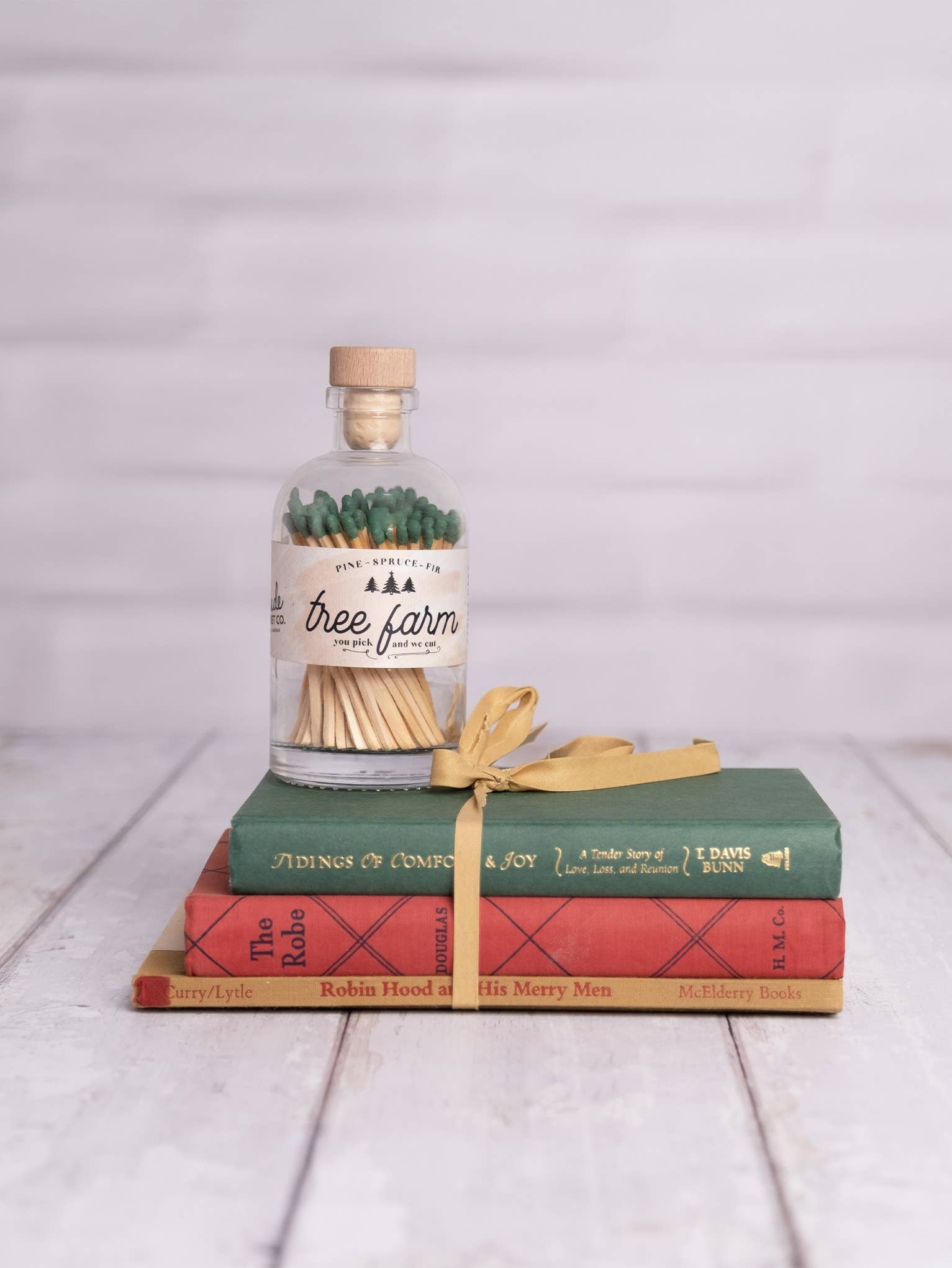 Vintage Apothecary Christmas Tree Farm Matches