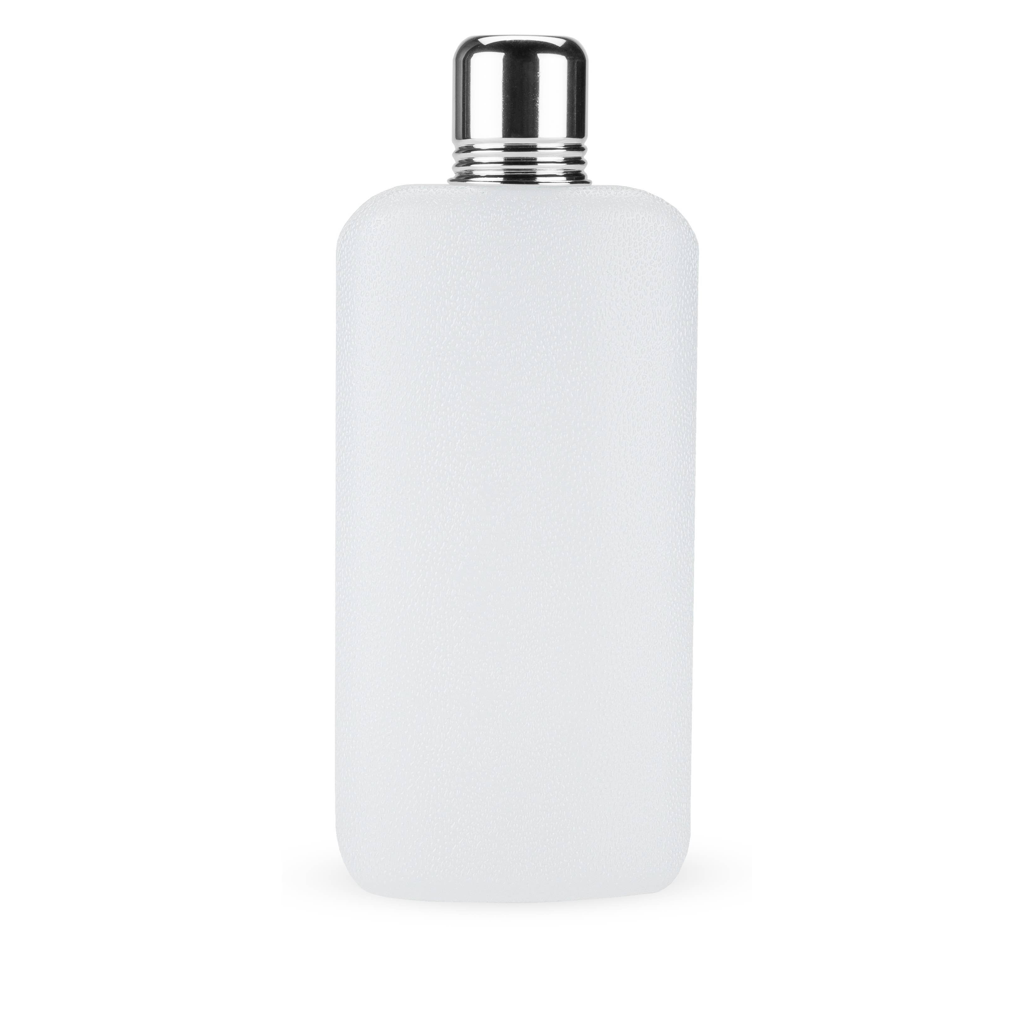 Rogue Plastic Flask w Shot Glass Lid ASST COLORS and SIZES
