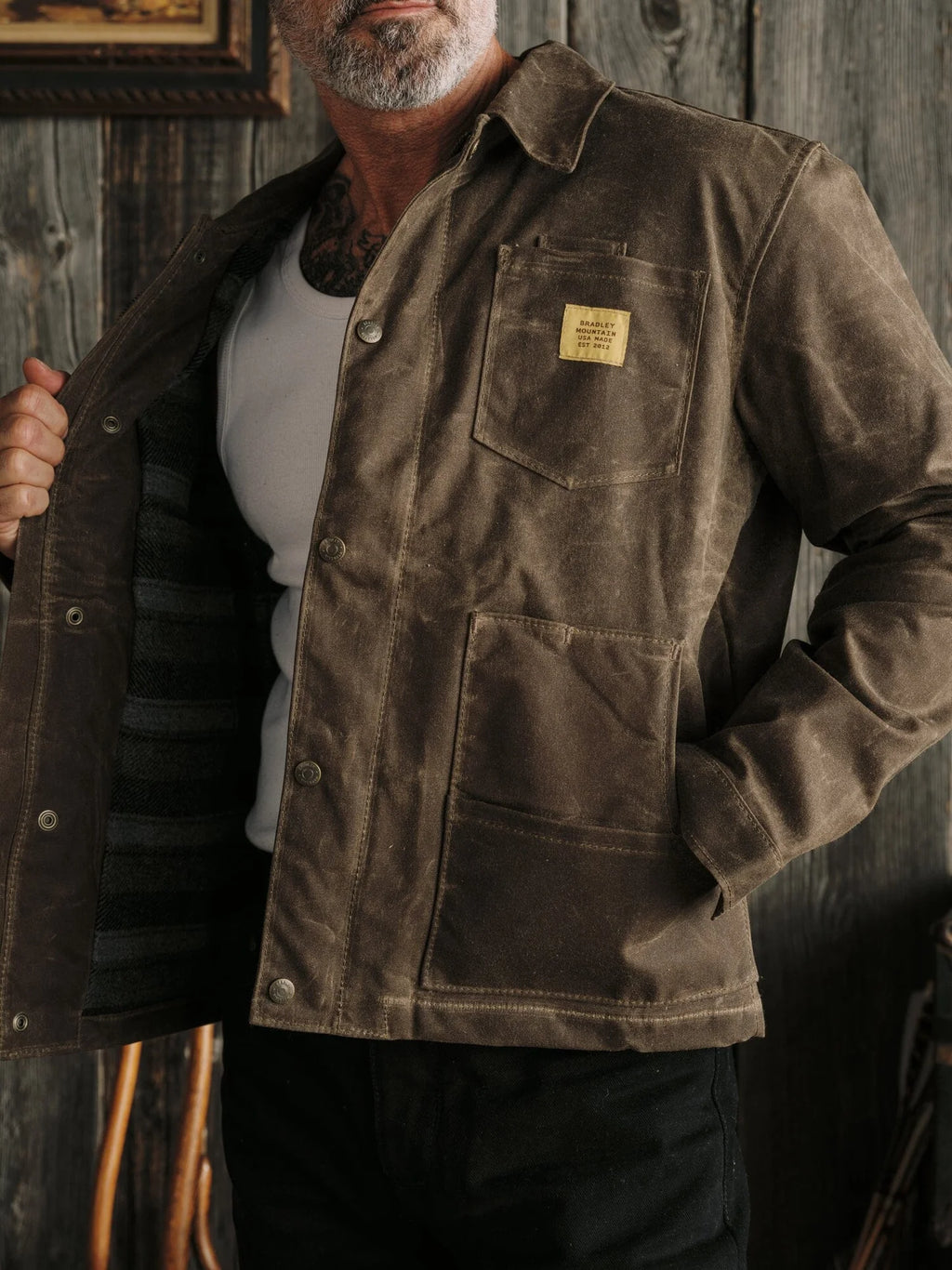 Cabin Jacket w/ Zipper - Oak