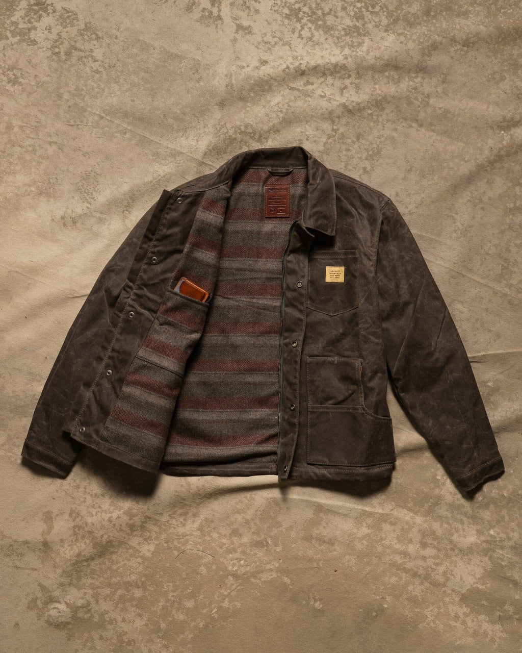 Cabin Jacket w/ Zipper - Oak