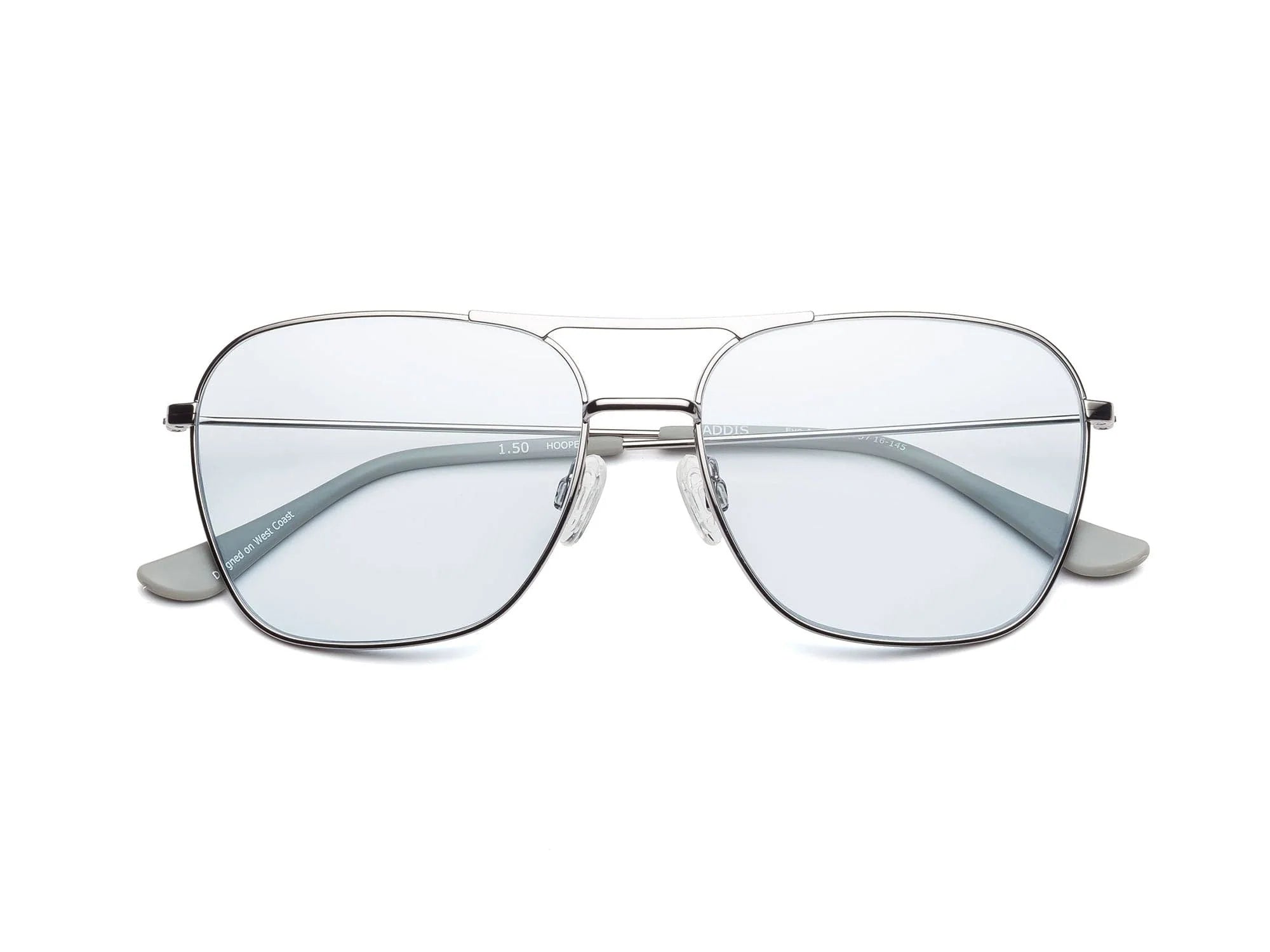 Caddis Hooper Reading Glasses Polished Gunmetal