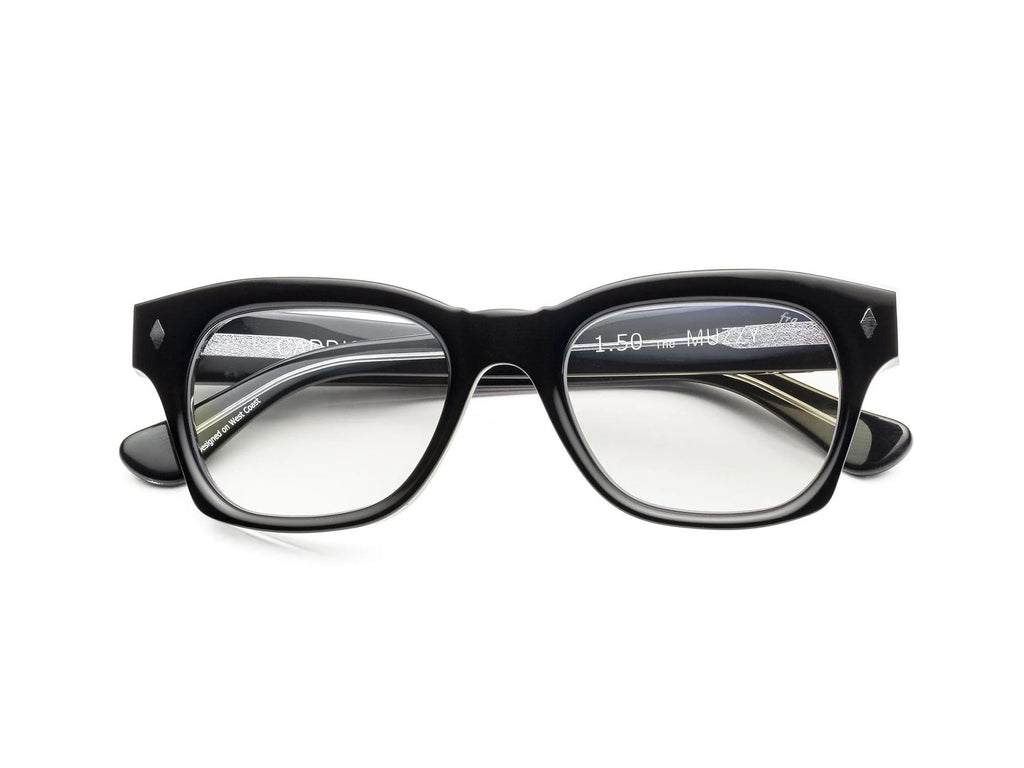 Caddis Muzzy Reading Glasses Gloss Black