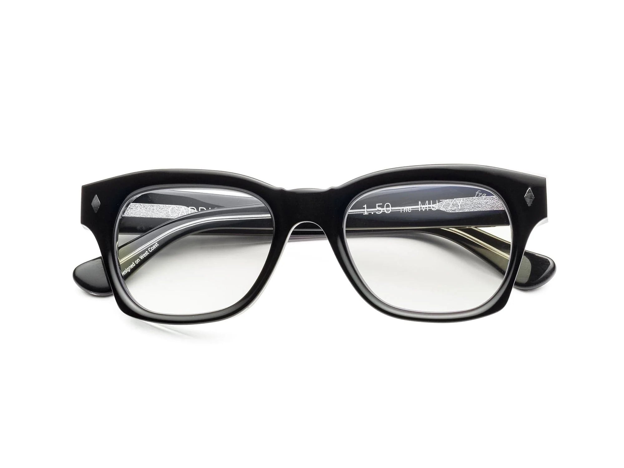 Caddis Muzzy Reading Glasses Gloss Black