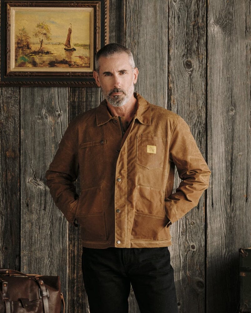 Cabin Jacket w/ Zipper - Brush Brown