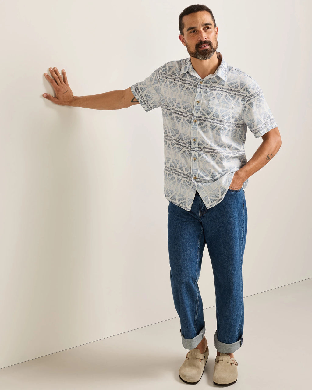 Dawson Linen Shirt - Ponderosa Grey/Blue