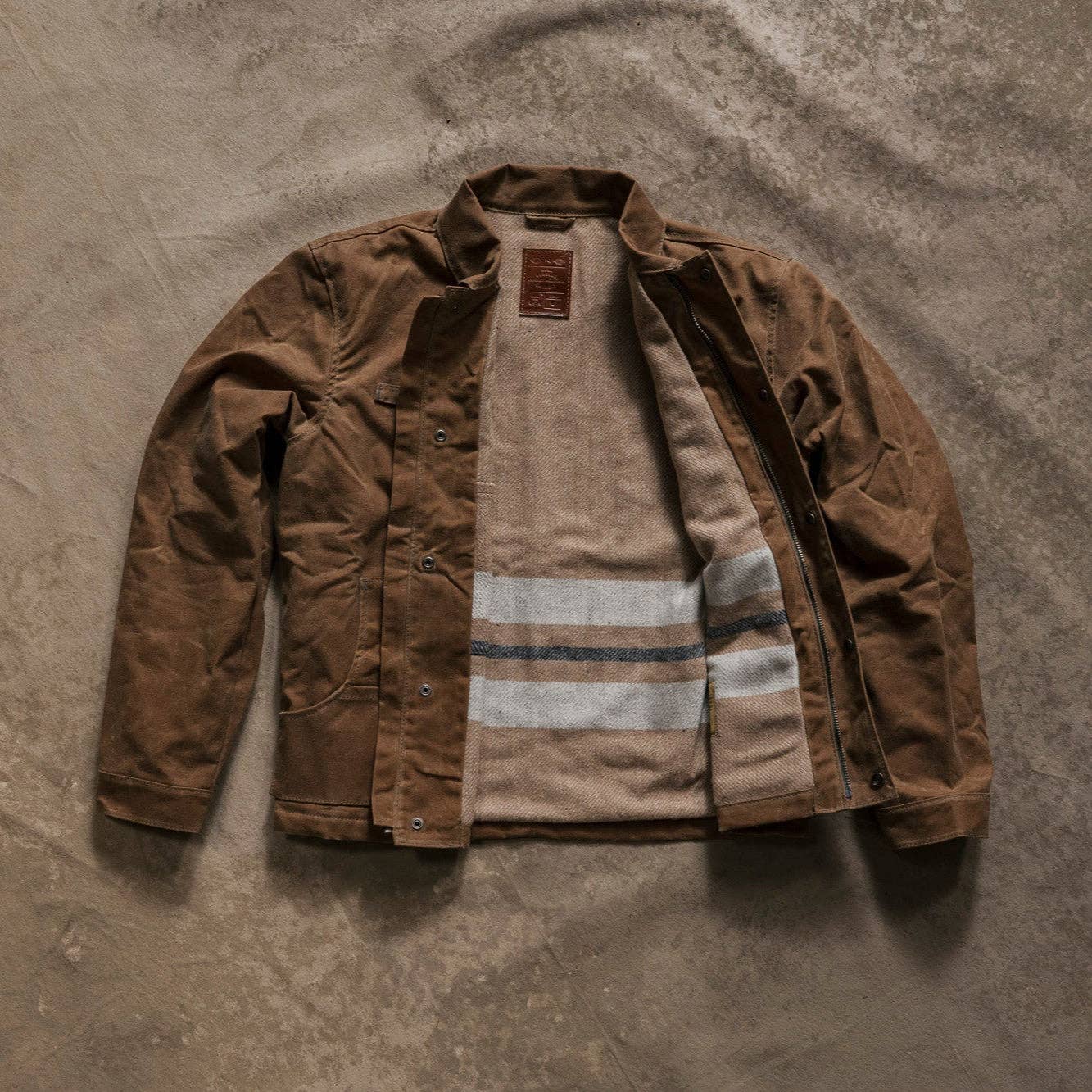 Cabin Jacket w/ Zipper - Brush Brown