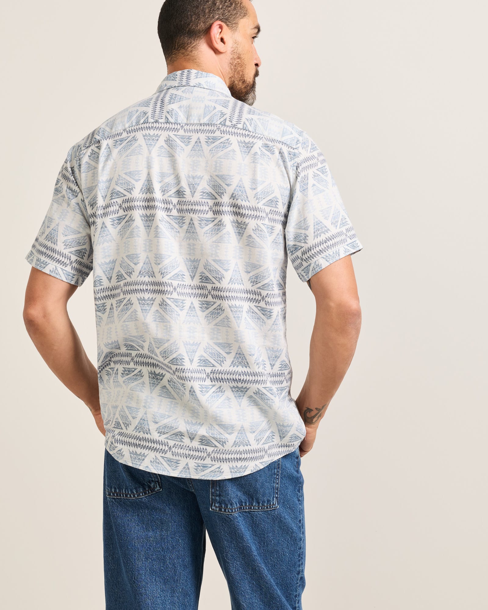 Dawson Linen Shirt - Ponderosa Grey/Blue