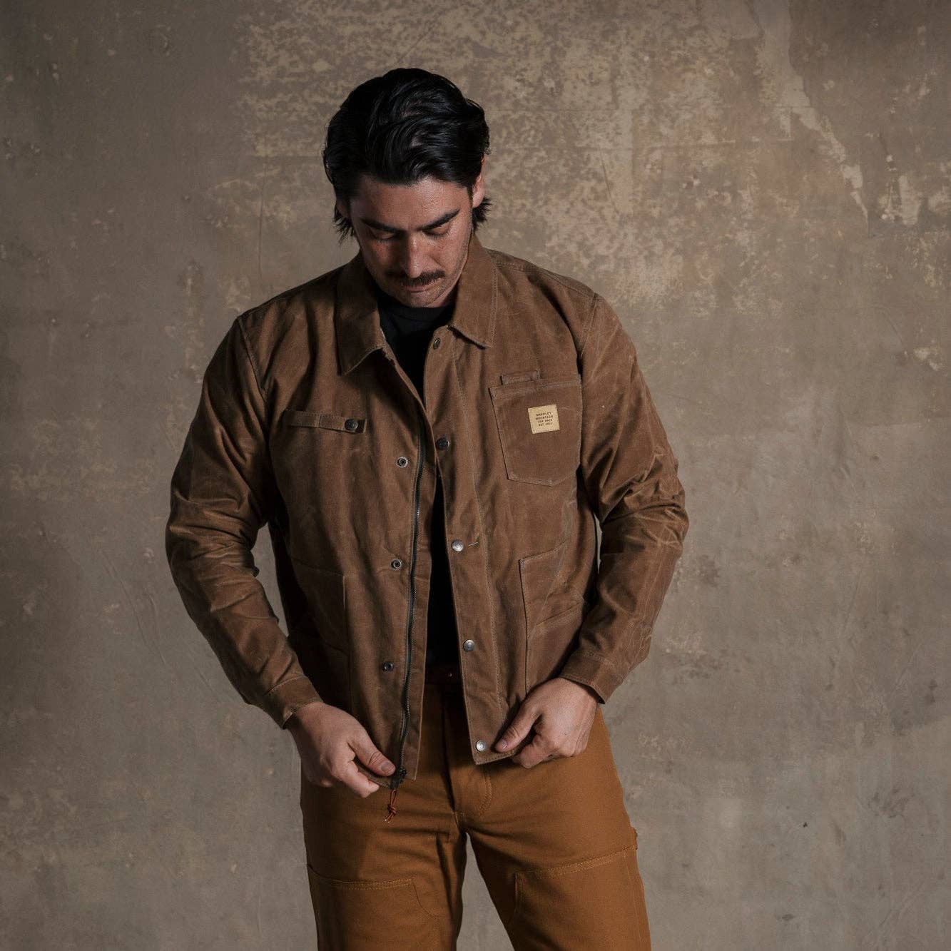 Cabin Jacket w/ Zipper - Brush Brown