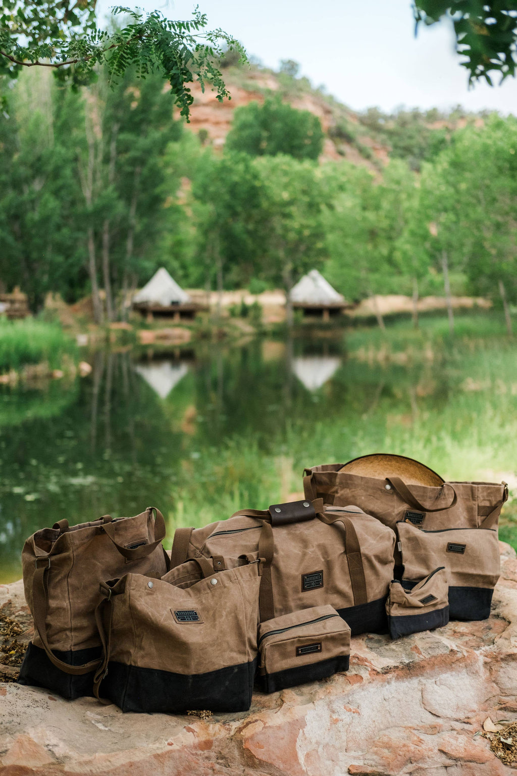 Neelum Market Tote Bag - Waxed Canvas Bag