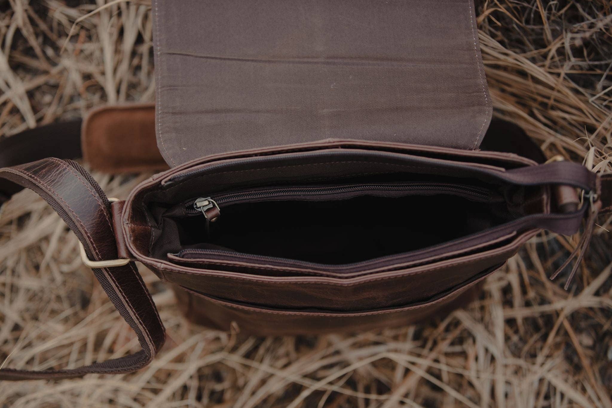 Cordova Buffalo Leather Messenger Bag