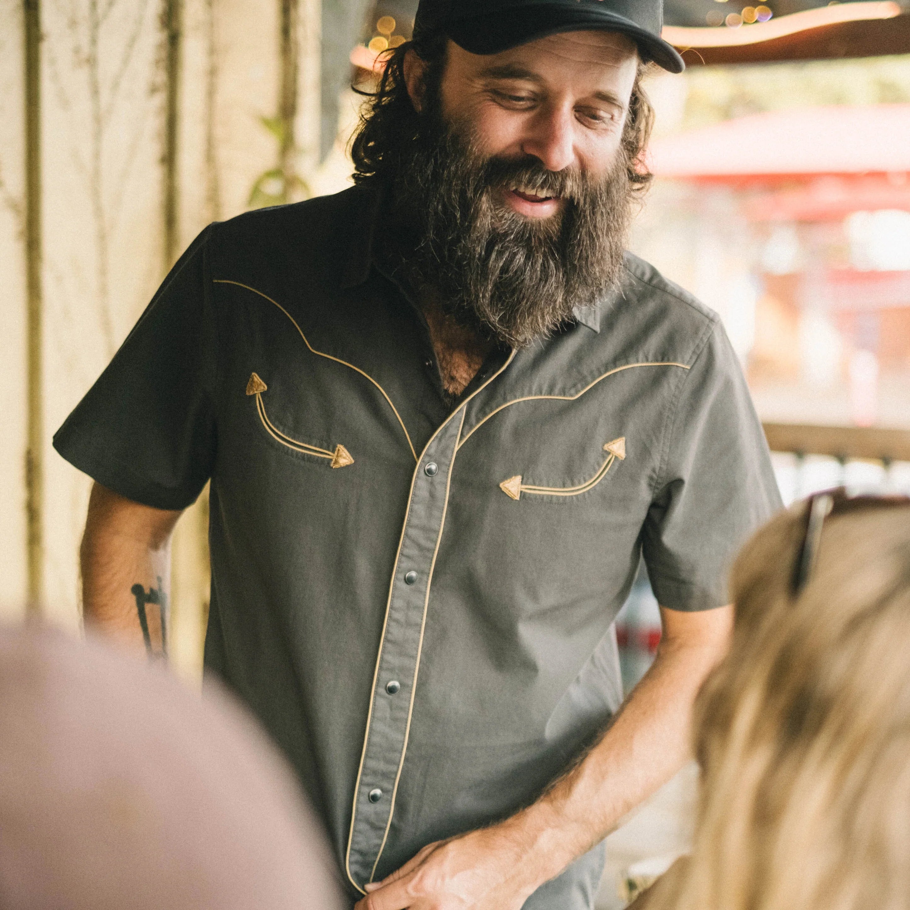 Broncobuster Snapshirt - Antique Black
