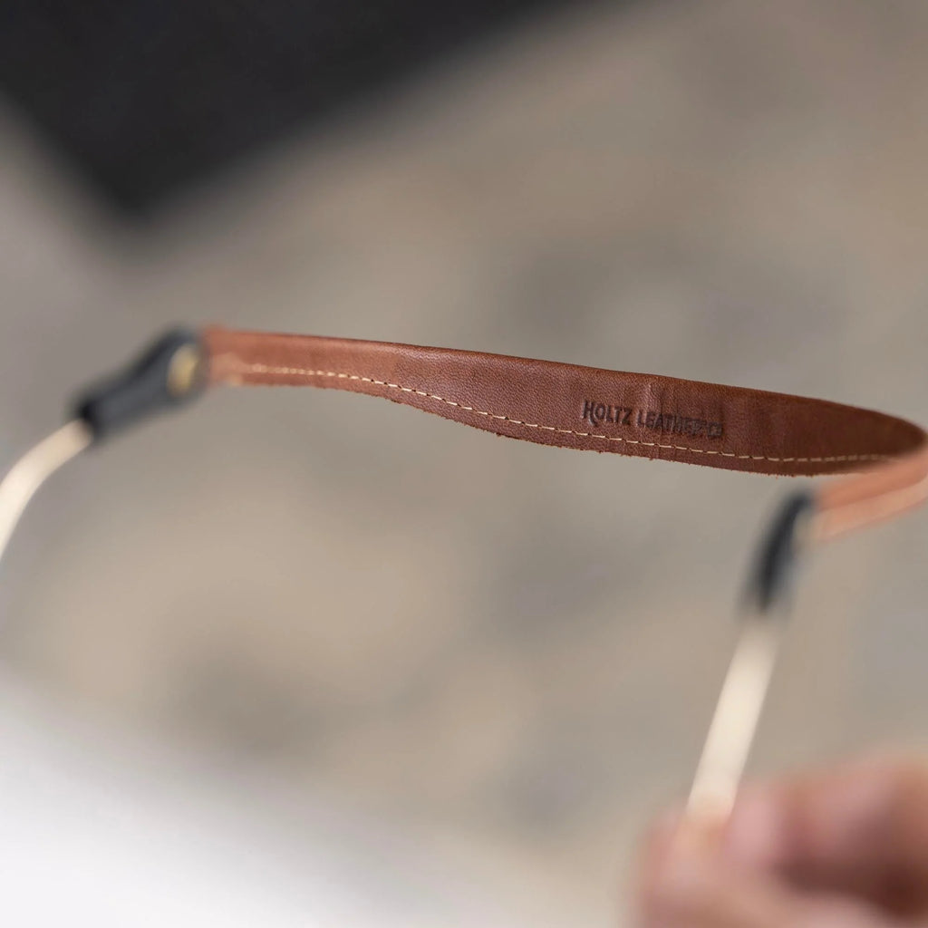 Alabama Script A Fine Leather Sunglass Strap