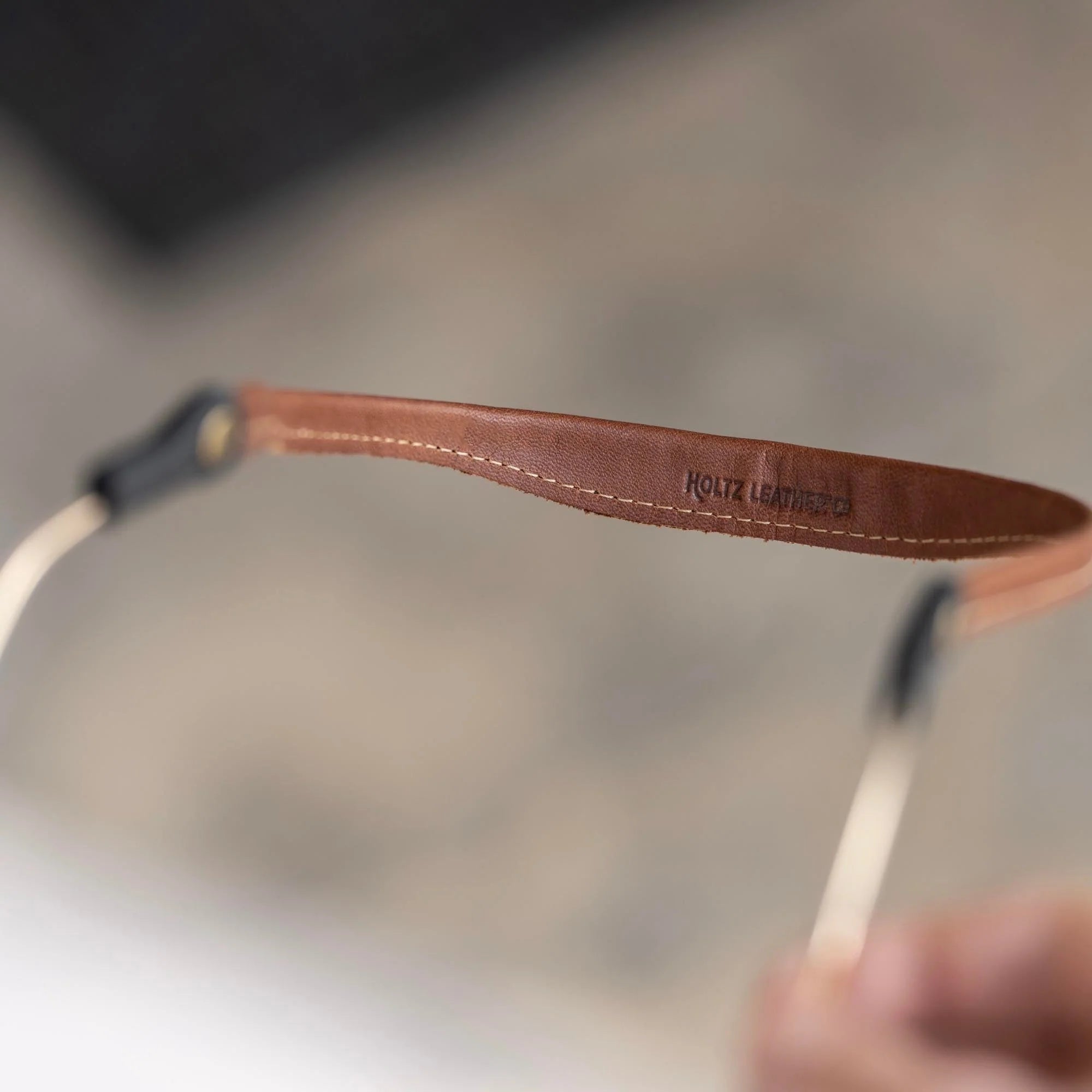 Alabama Script A Fine Leather Sunglass Strap