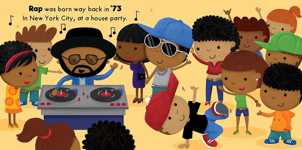 Story of Rap (Board Book for Babies and Toddlers 0-2 years old) by Editors of Caterpillar Books