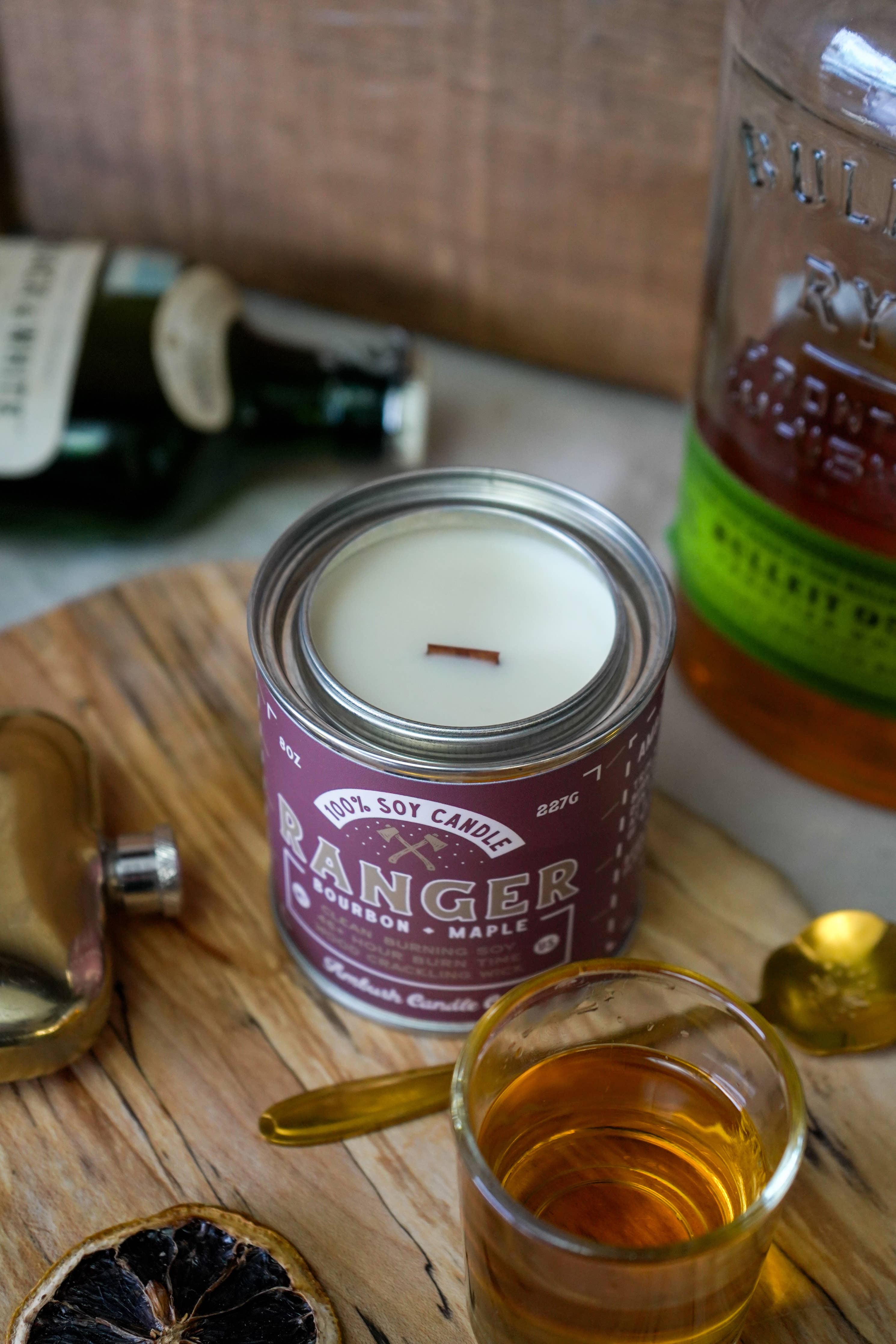 Ranger | Bourbon + Maple 8oz Soy Candle