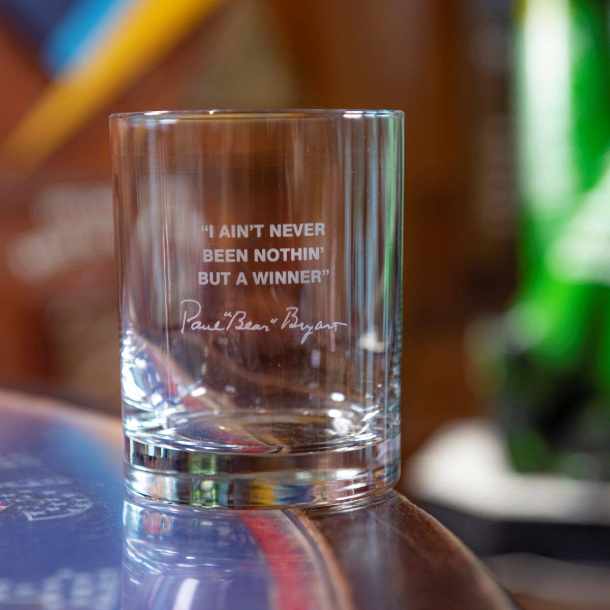 Bear Bryant Quote Glass (Winner)