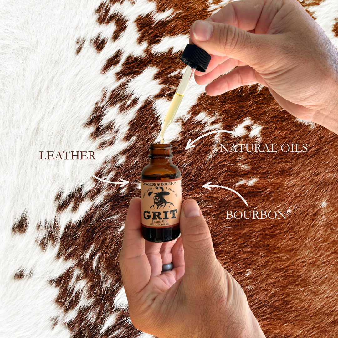 Cowhide & Bourbon Beard Oil