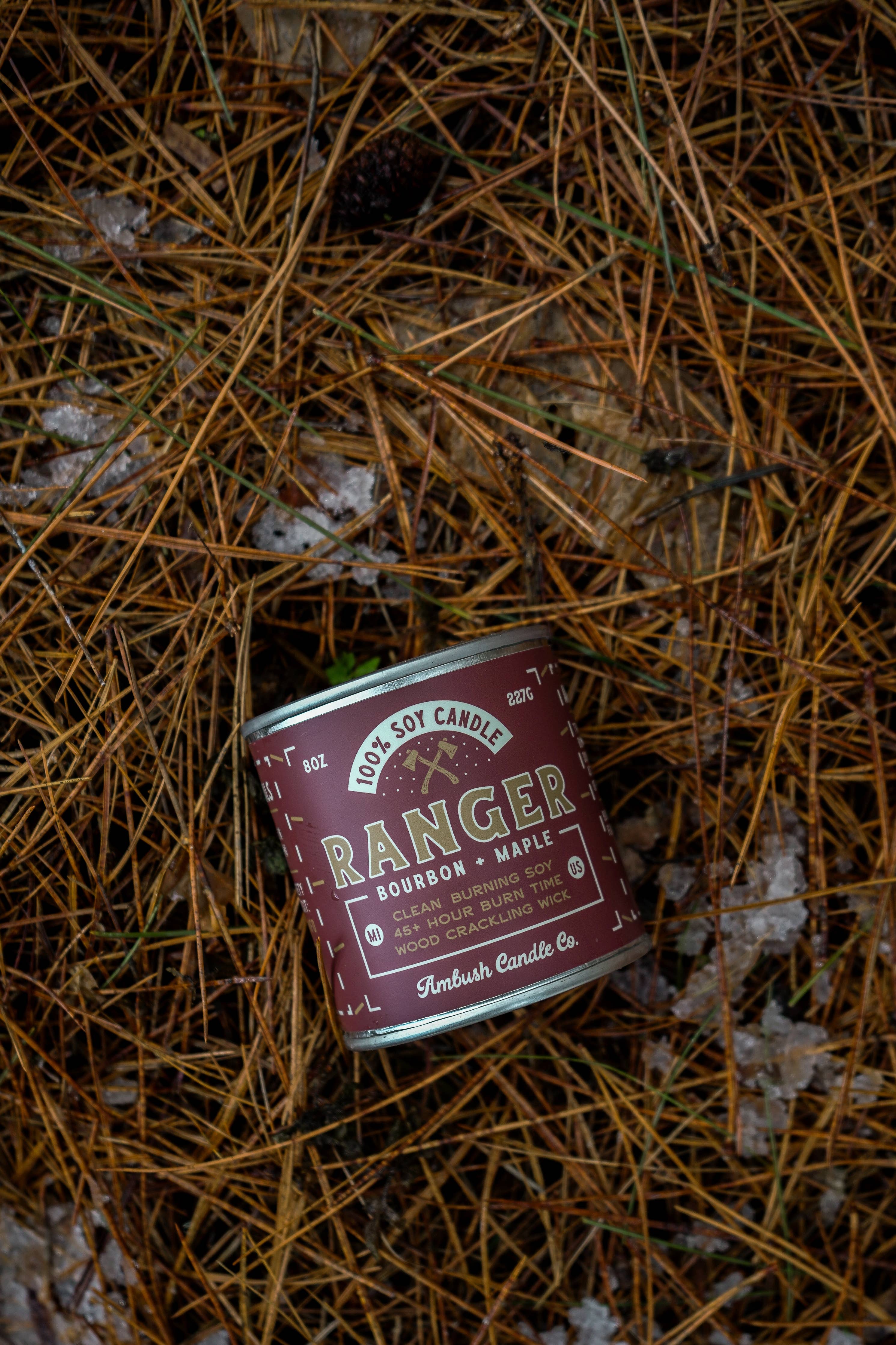 Ranger | Bourbon + Maple 8oz Soy Candle