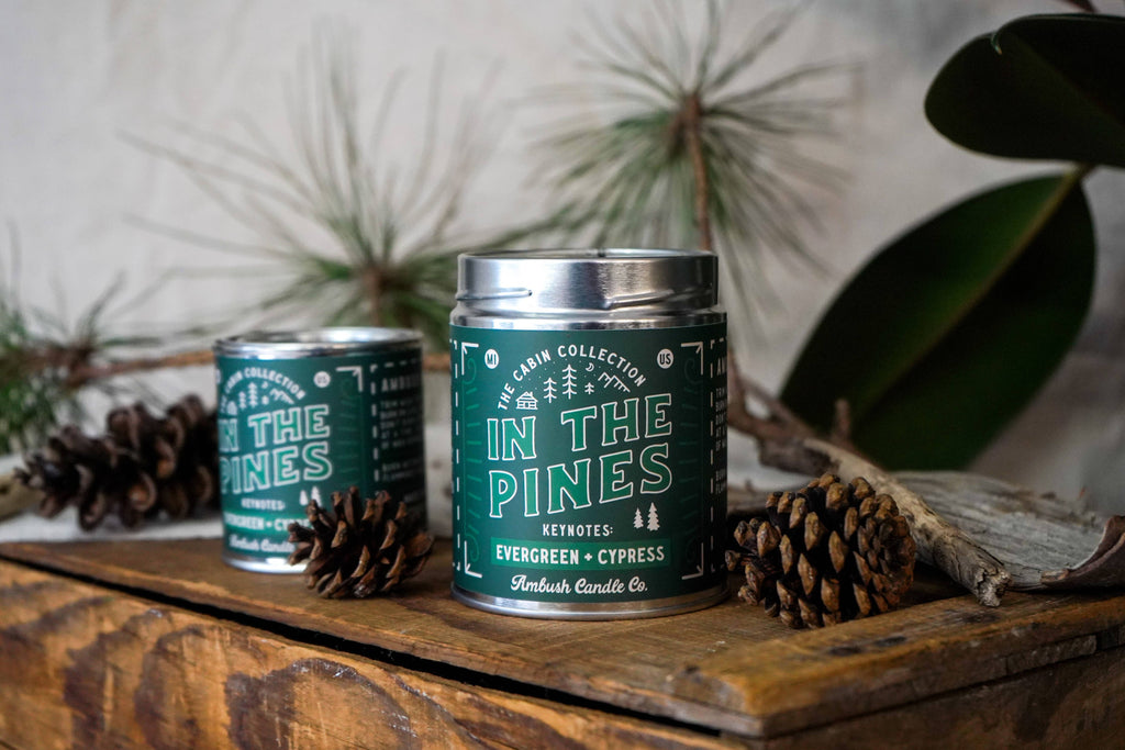 In The Pines | Evergreen + Cypress 14oz Soy Candle