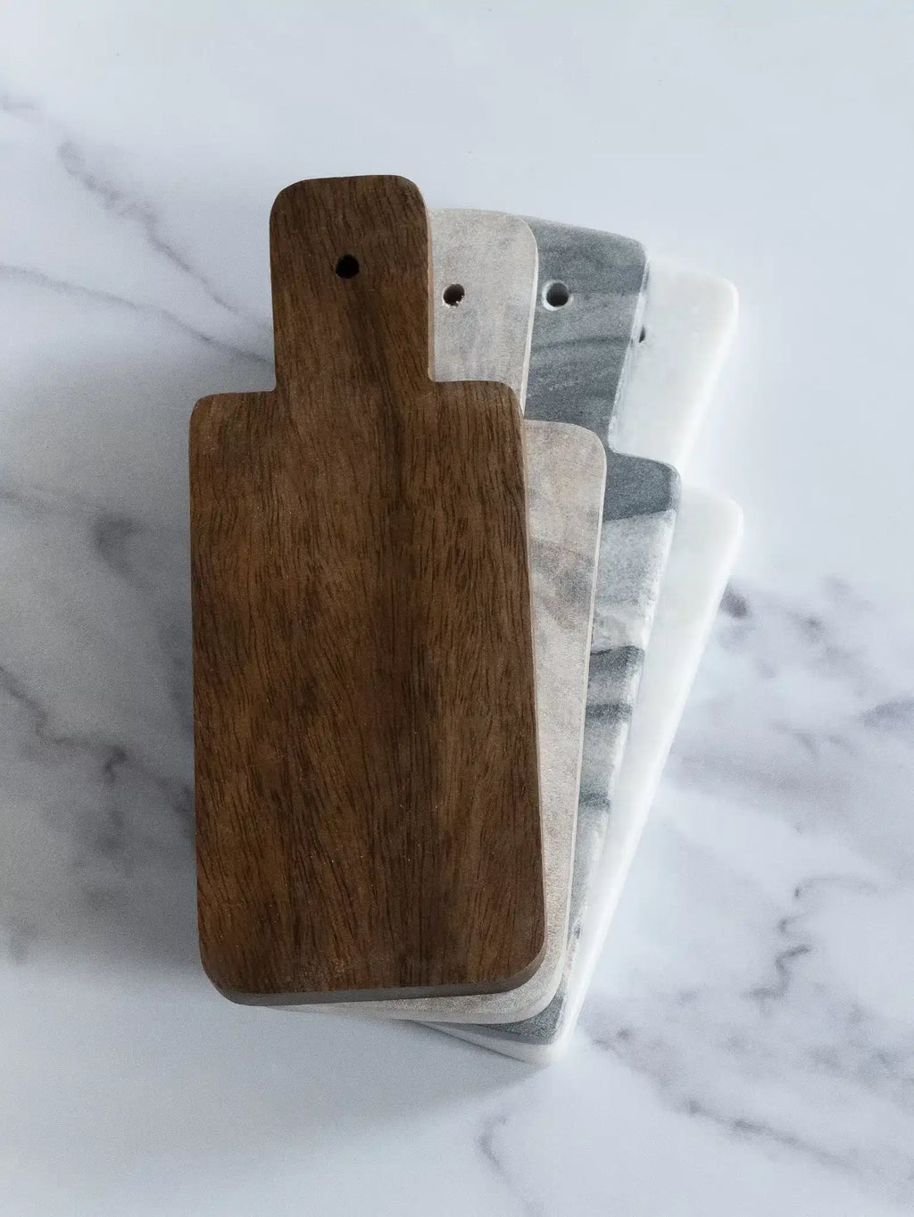 Marble & Wood Mini Board Set