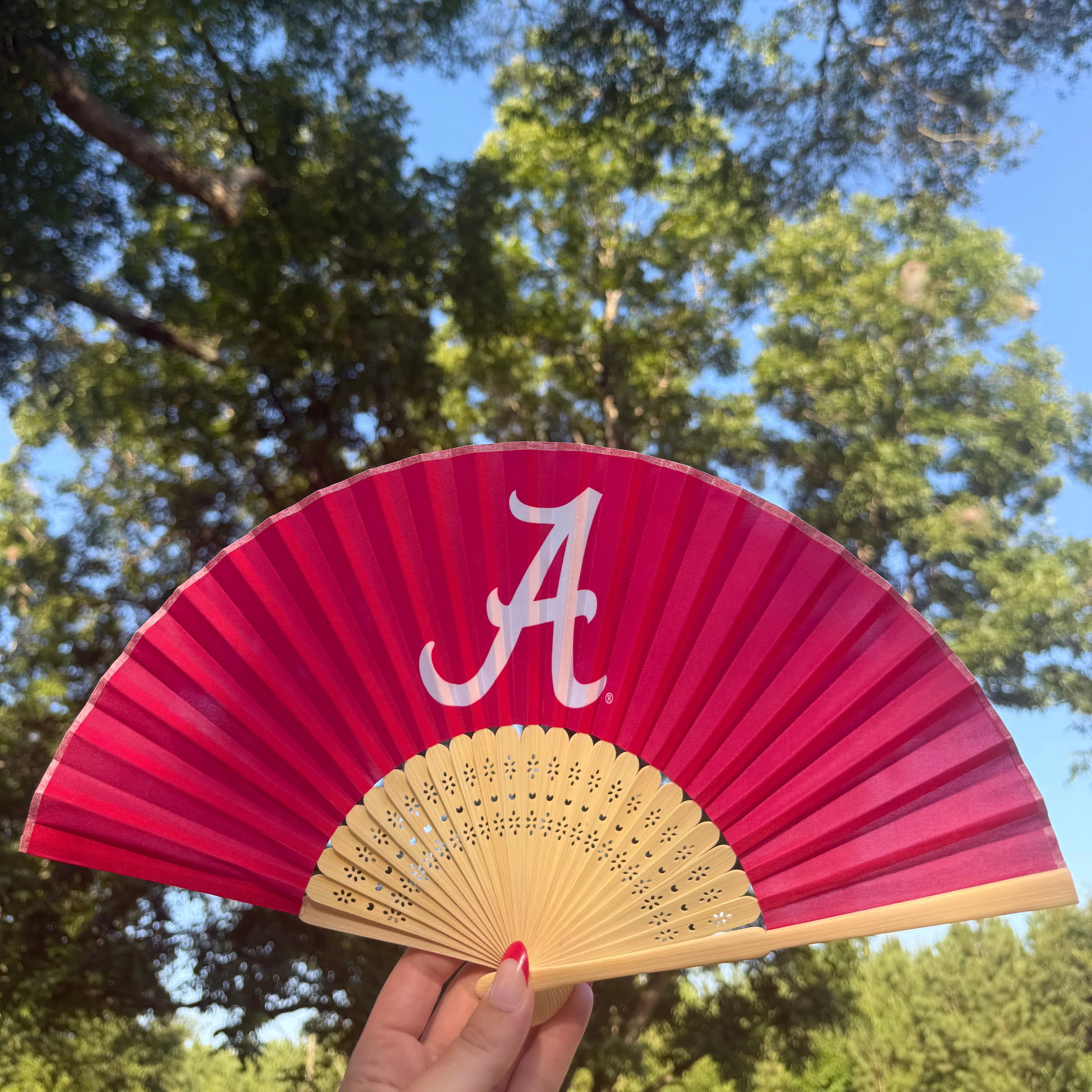 Alabama Handheld Folding Fan