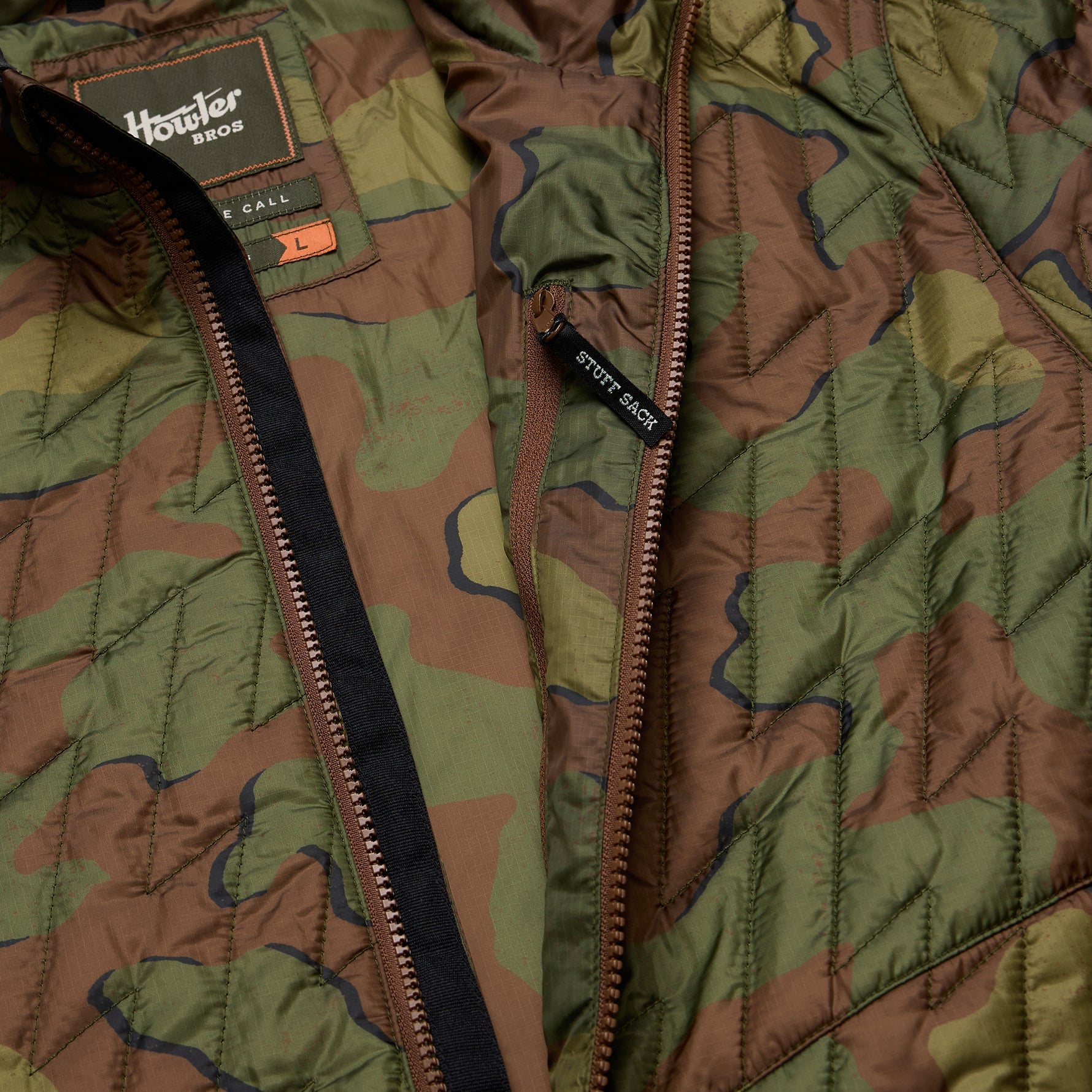 Voltage Quilted Jacket - Mimetico Fatigue