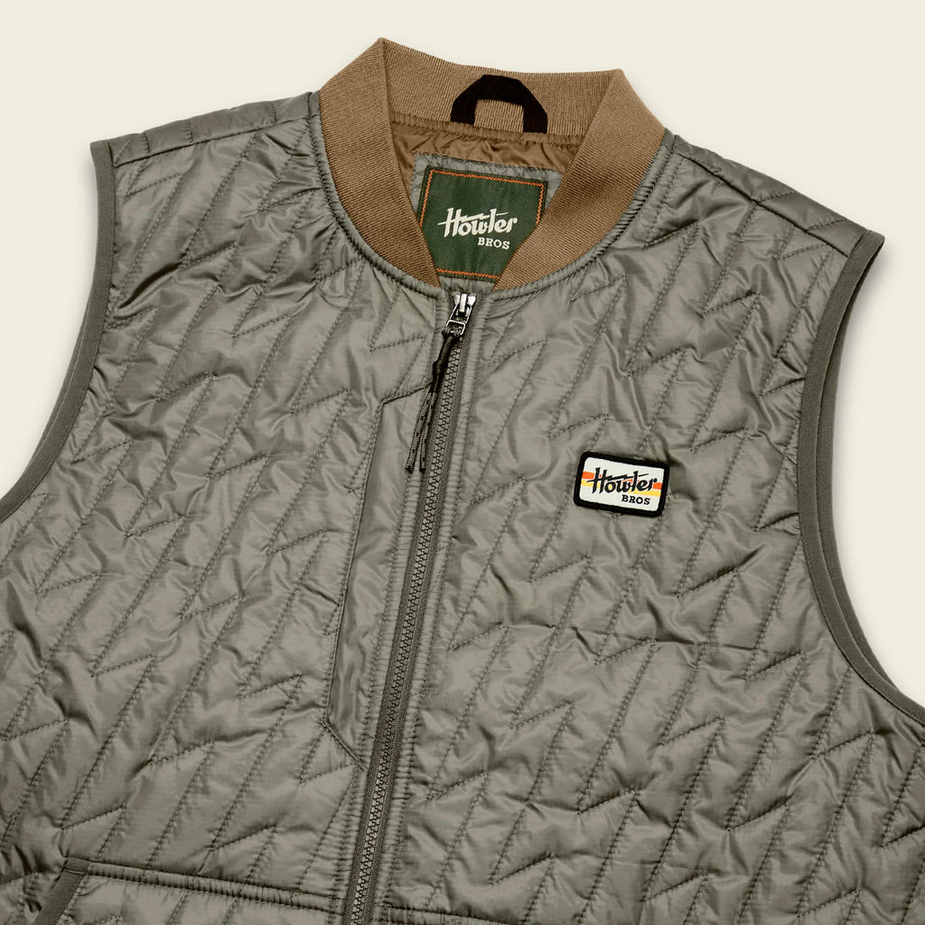 Voltage Quilted Vest - Vetiver