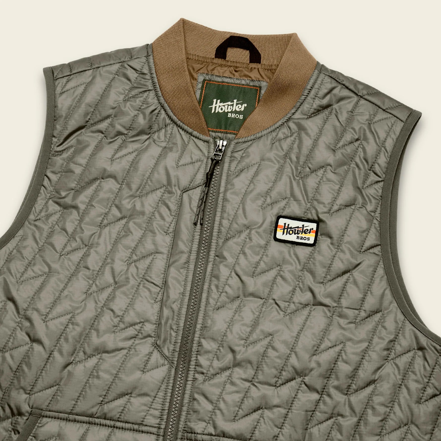 Voltage Quilted Vest - Vetiver