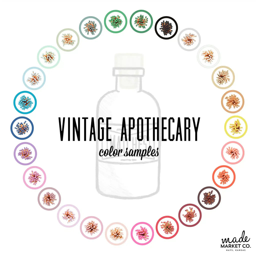 Vintage Apothecary Red Matches