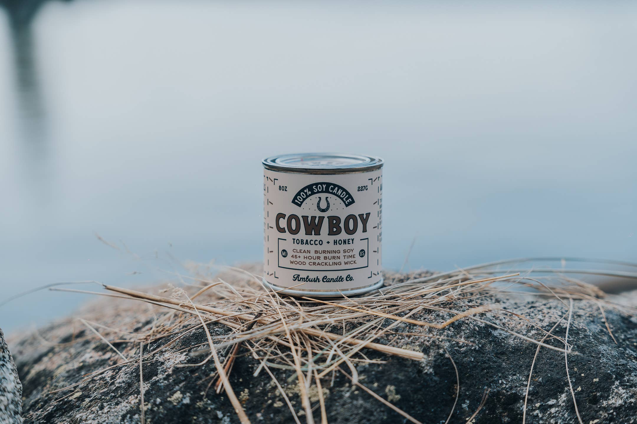 Cowboy "First Edition" | Tobacco + Honey 8oz Soy Candle