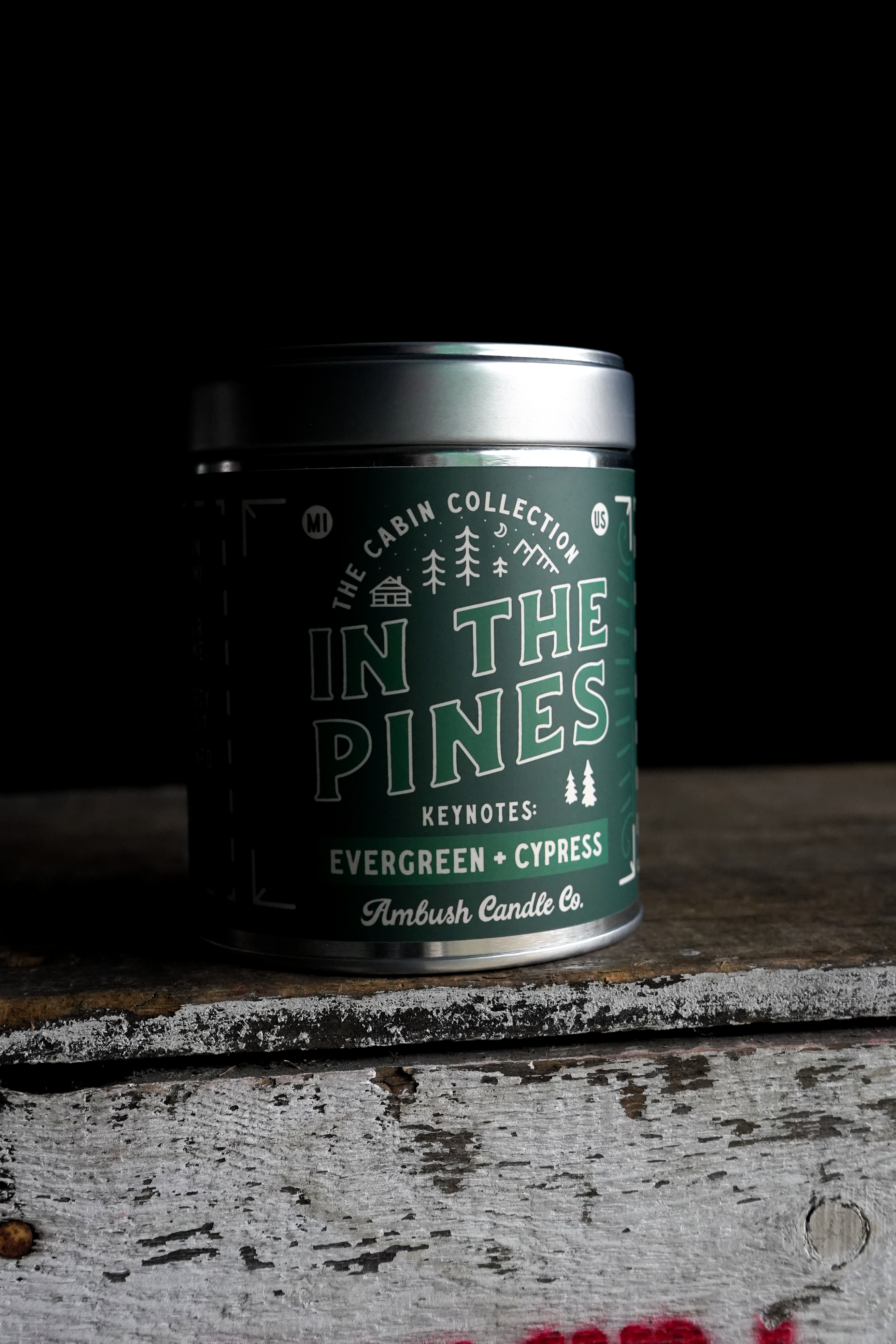 In The Pines | Evergreen + Cypress 14oz Soy Candle