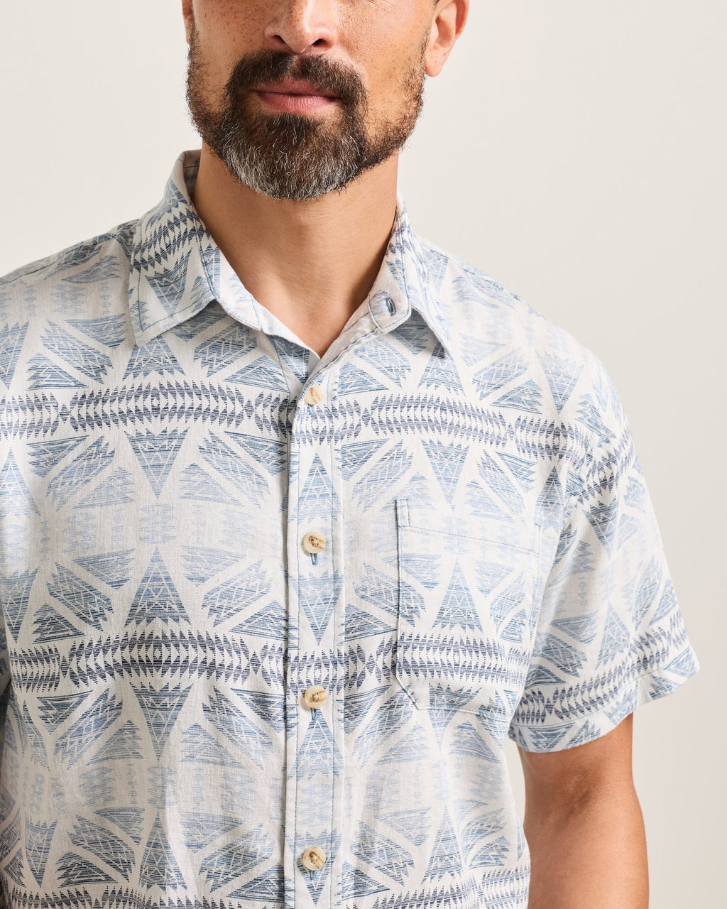 Dawson Linen Shirt - Ponderosa Grey/Blue