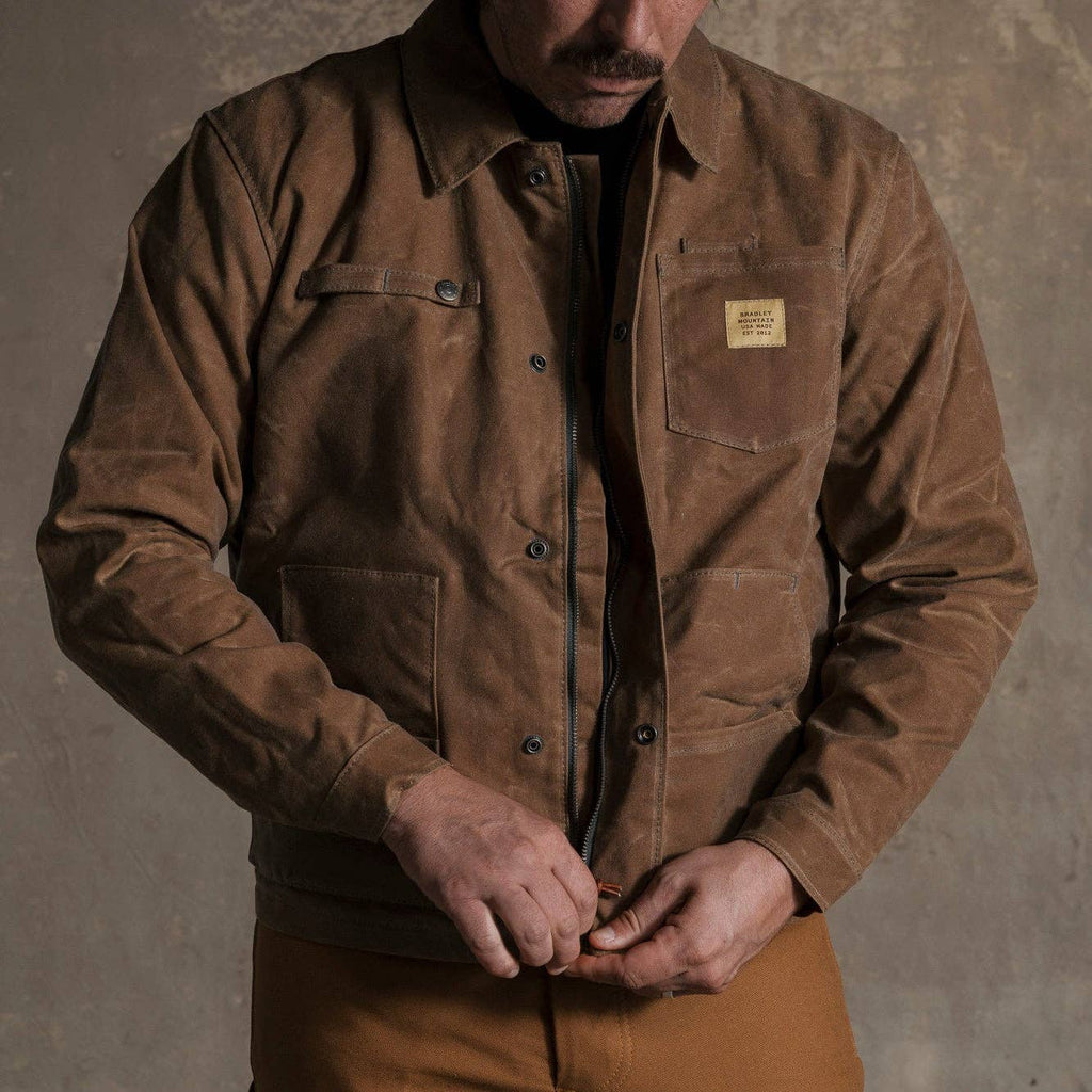 Cabin Jacket w/ Zipper - Brush Brown