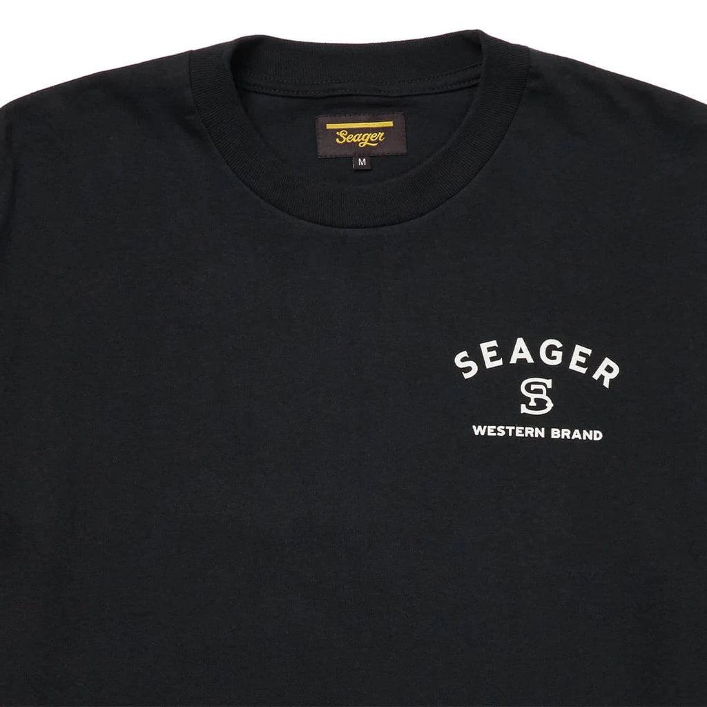 Seager Branded Tee Black