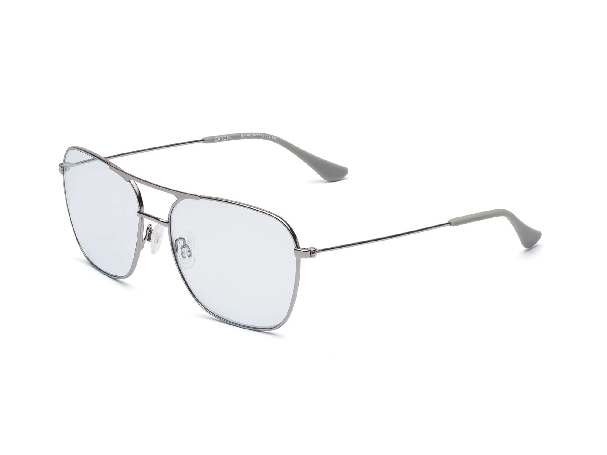 Caddis Hooper Reading Glasses Polished Gunmetal