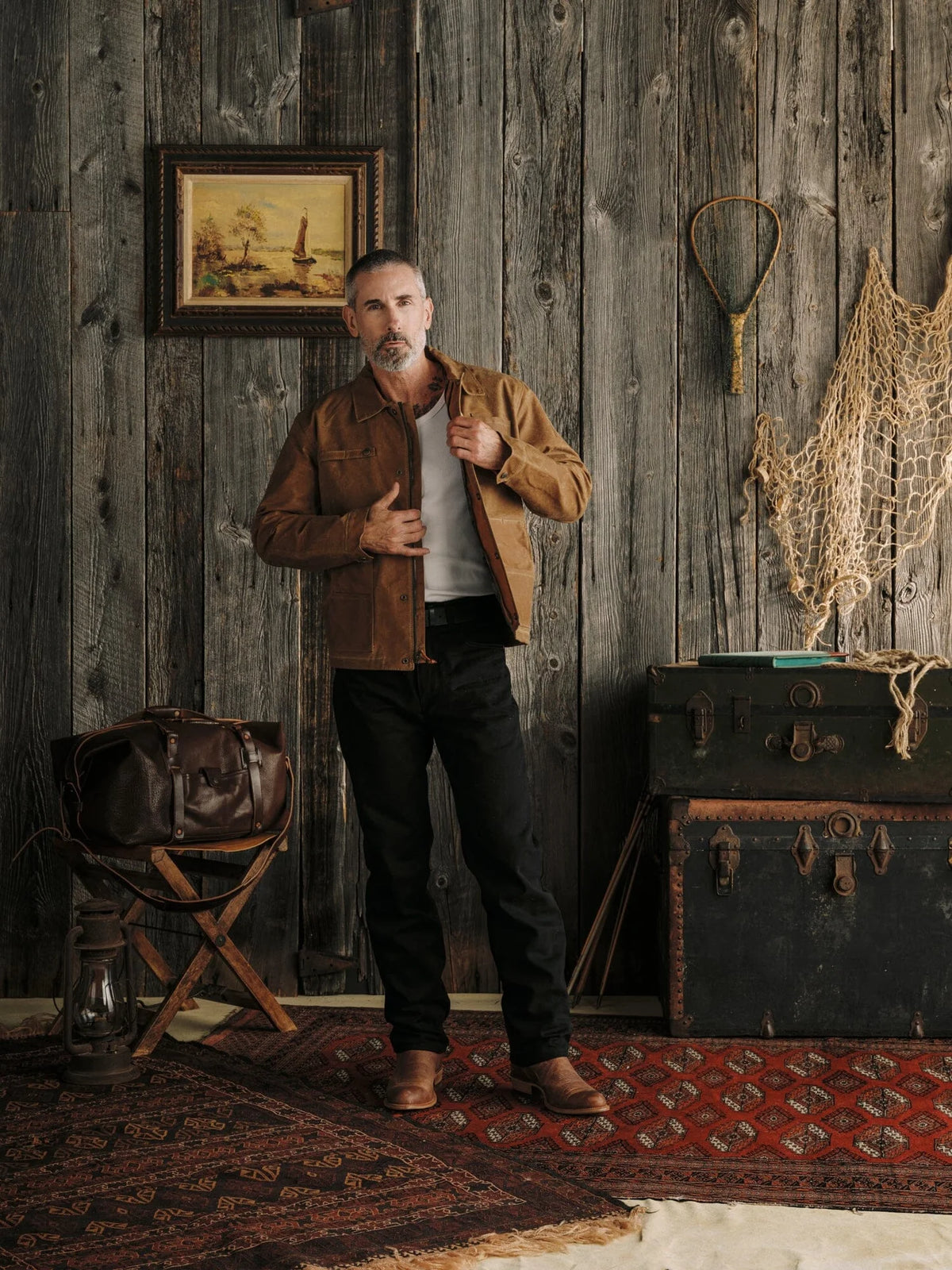 Cabin Jacket w/ Zipper - Brush Brown