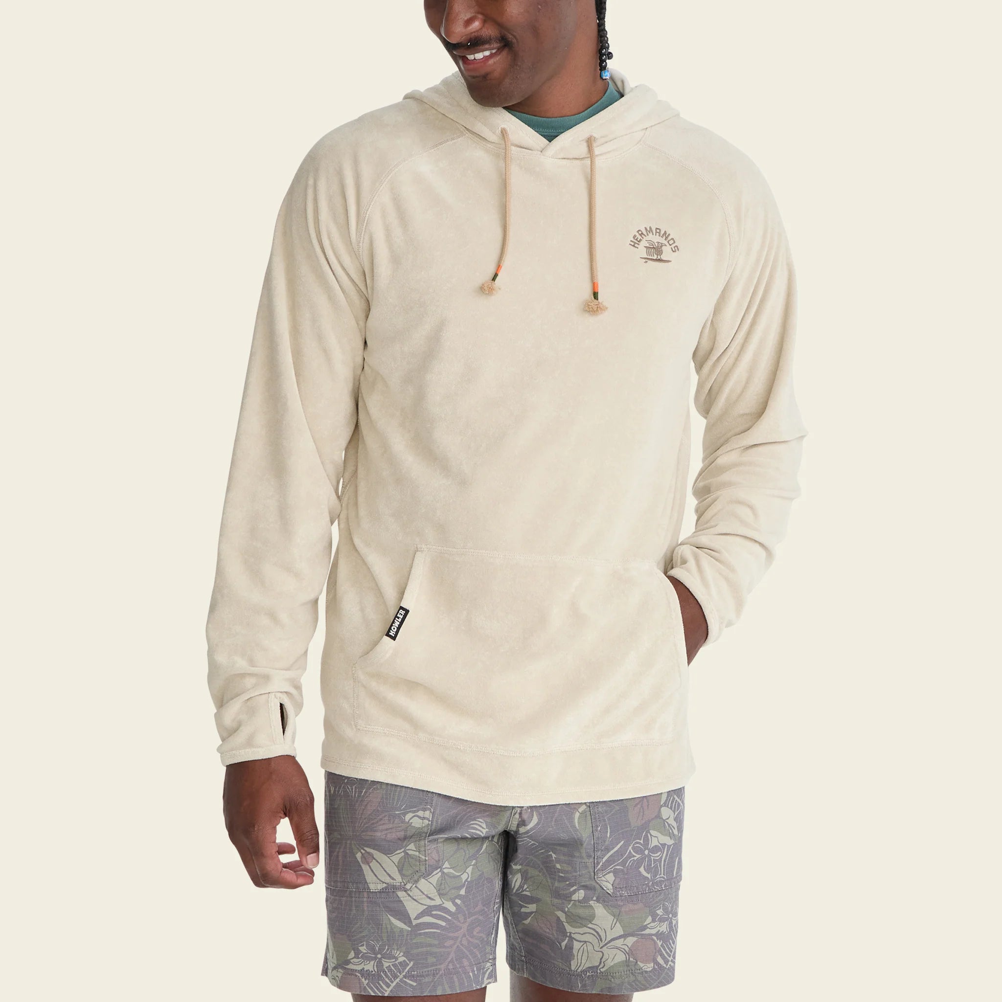 Terrycloth Hoodie - Surfbird - Sand