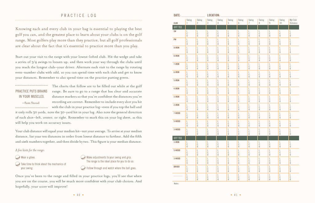 Ultimate Golf Journal