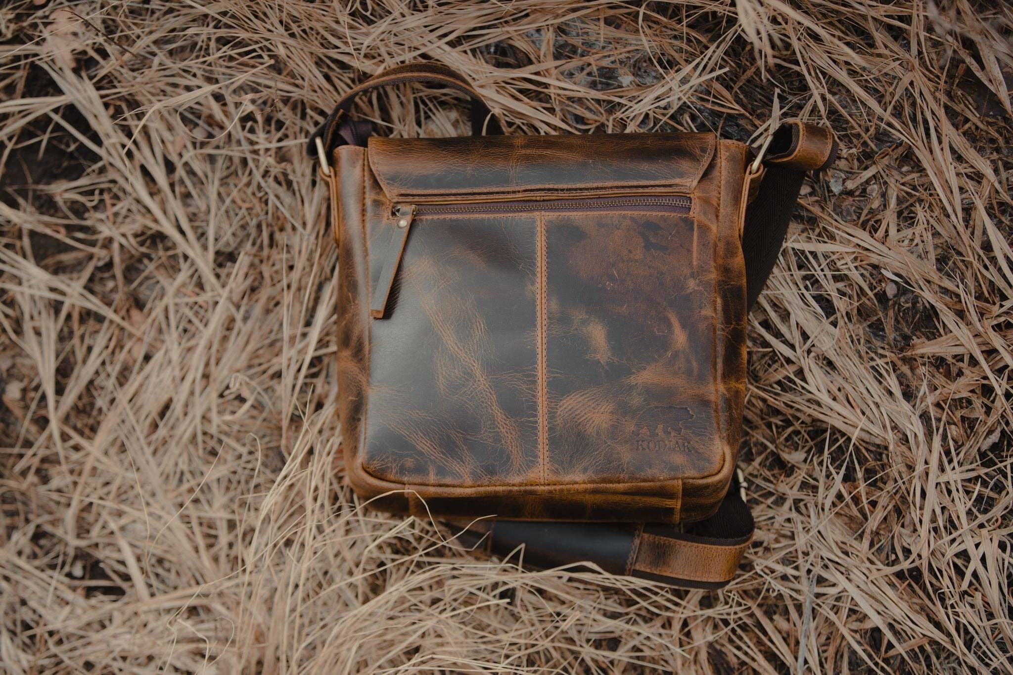 Cordova Buffalo Leather Messenger Bag