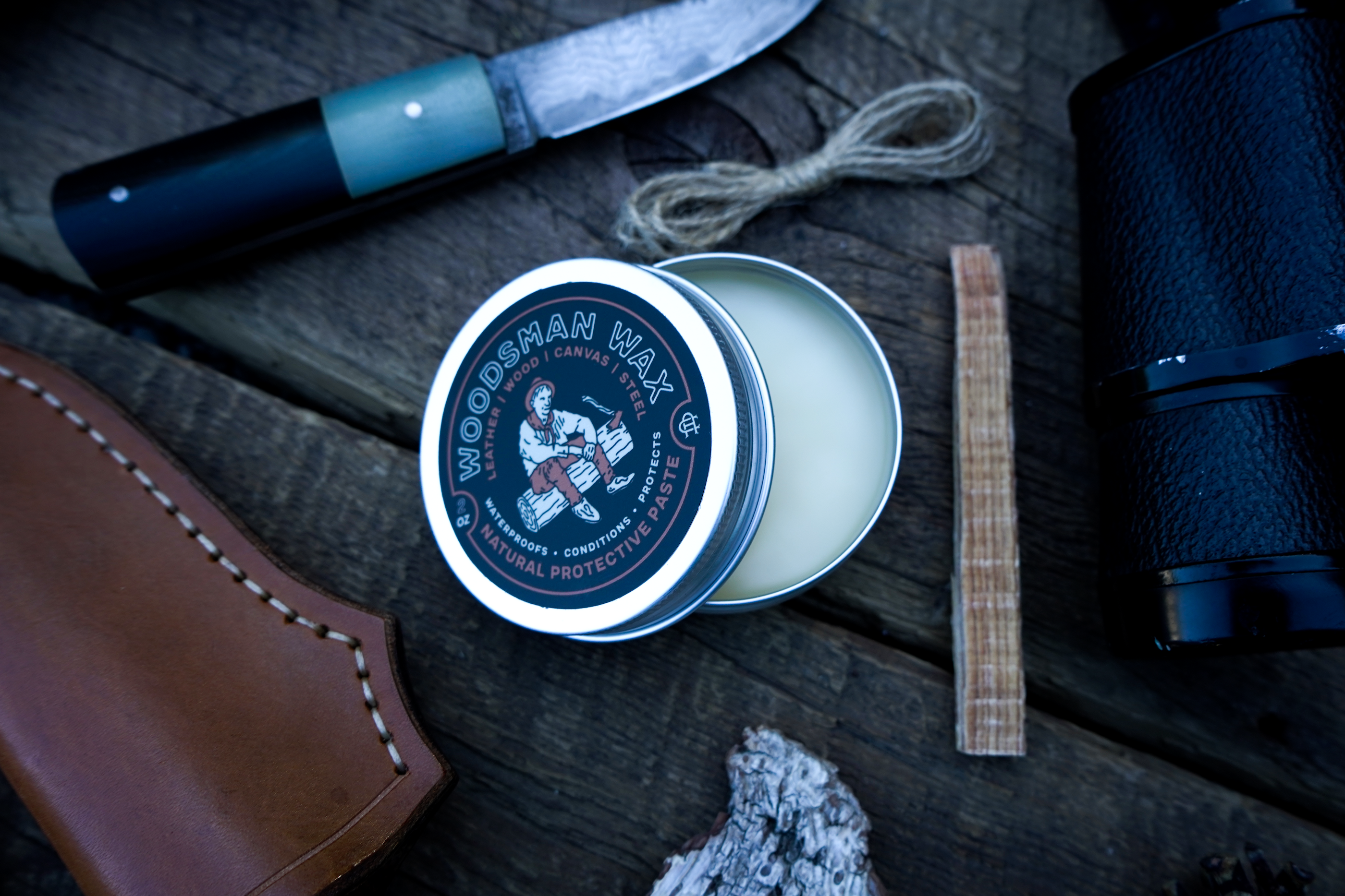 Woodsman Wax | Leather & Gear - 2oz Protective Paste