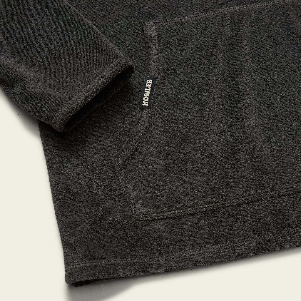 Terrycloth Hoodie - Surfbird - Antique Black