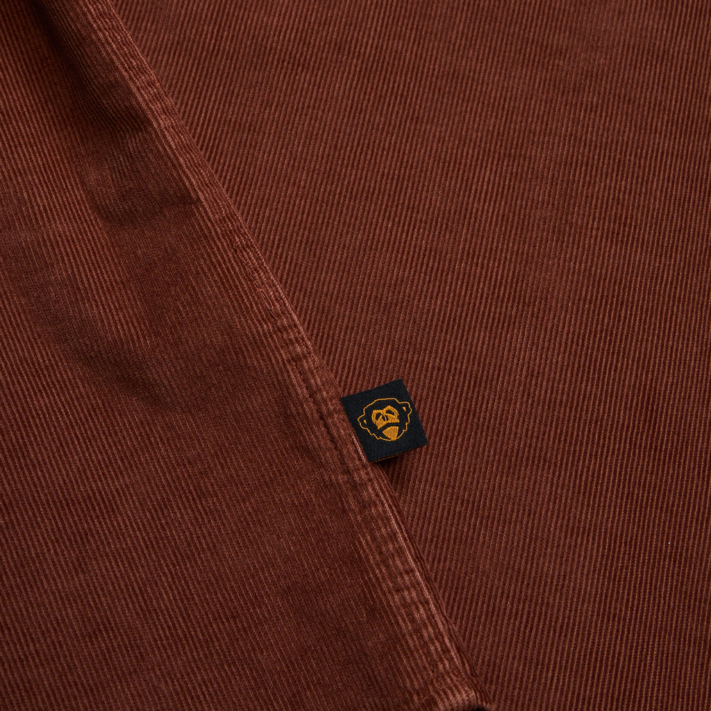 Banning Corduroy Snapshirt - Mink Brown
