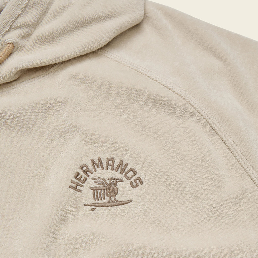 Terrycloth Hoodie - Surfbird - Sand