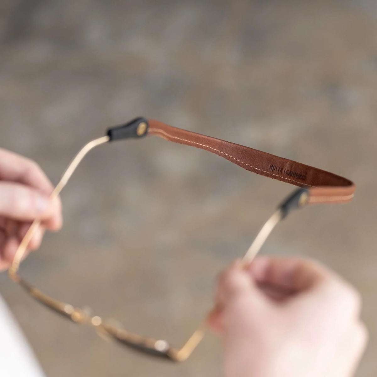 Alabama Script A Fine Leather Sunglass Strap