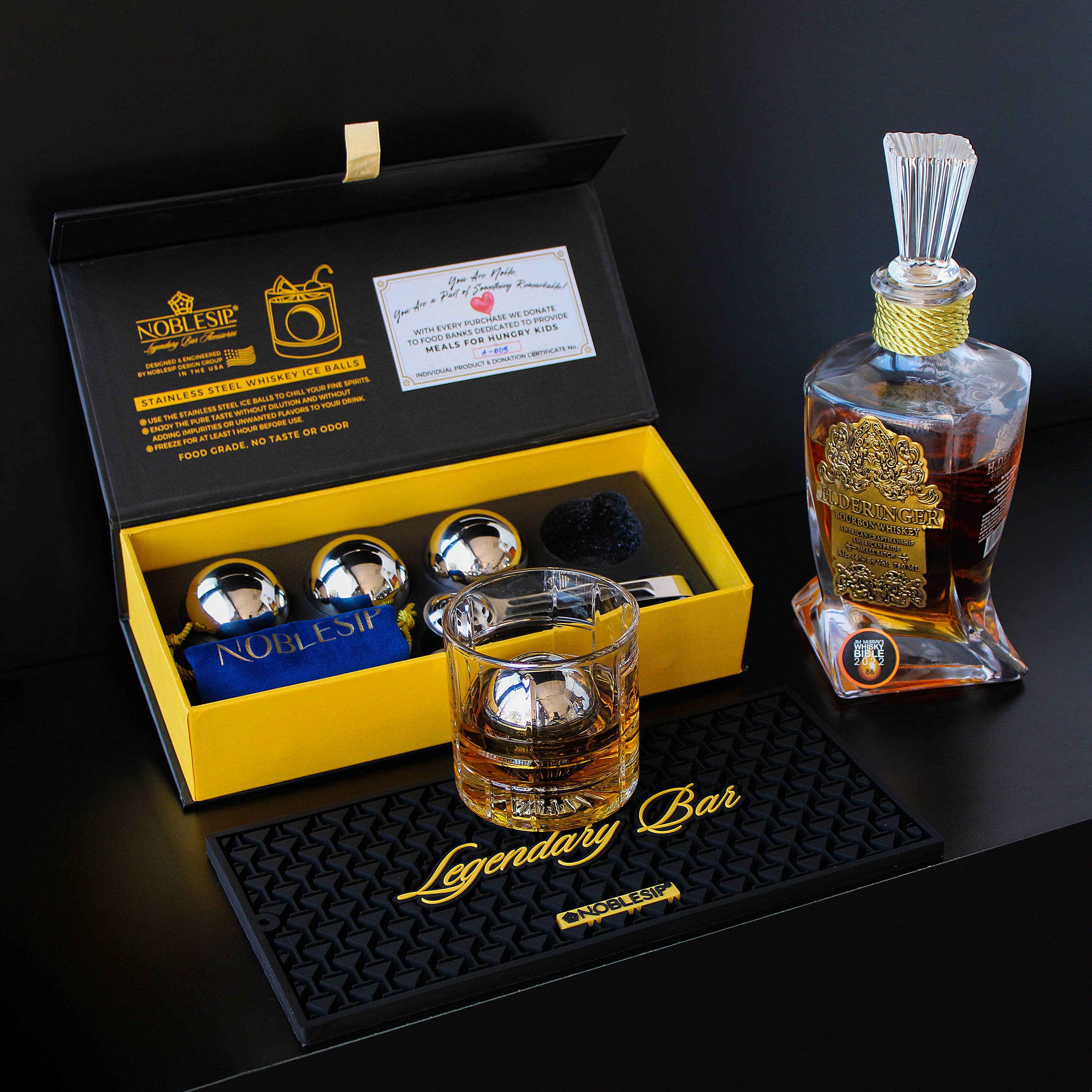 Whiskey INNOVATIVE Chilling Ice Balls, Great Summer Gift